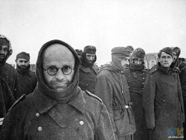 Alemanes capturados en Stalingrado