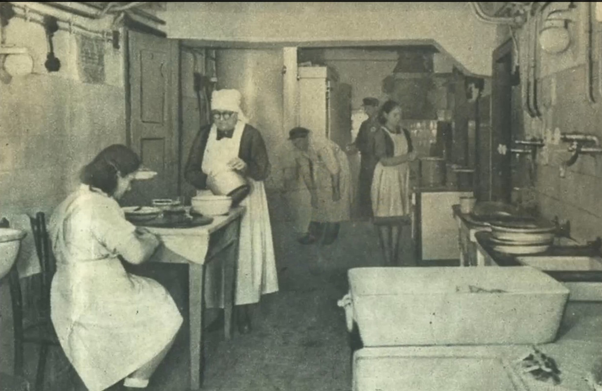 La cocina en 1944