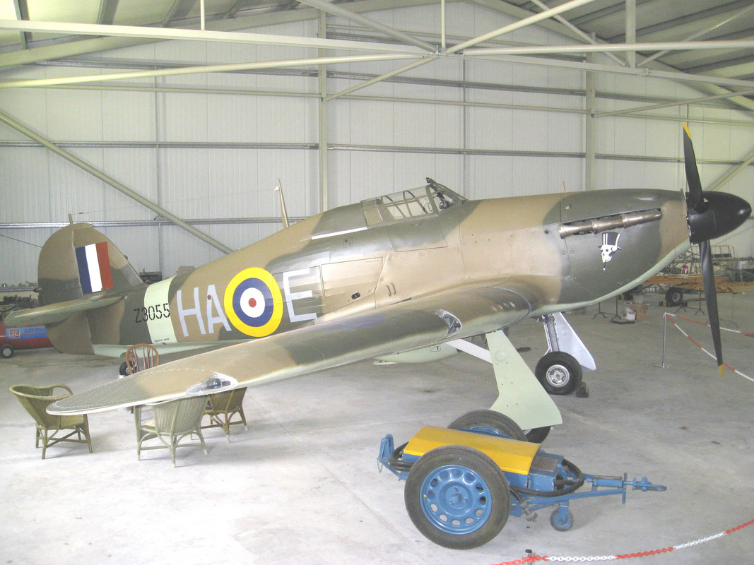 Hawker Hurricane Mk IIa, Z3055. Conservado en el Malta Aviation Museum en Aeropuerto de Takali, Malta
