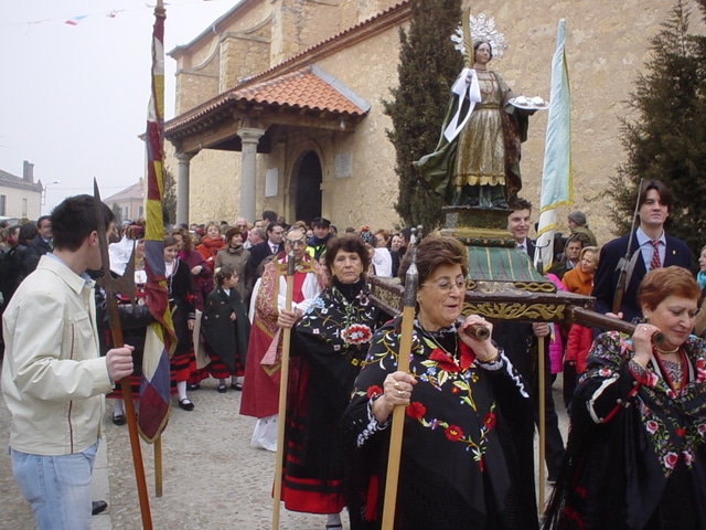 Zamarramala Homenajea a Santa Águeda - Segovia (1)