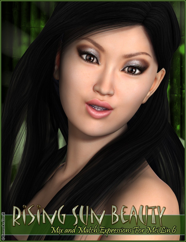 Rising Sun Beauty Mix And Match Expressions For Mei Lin 6
