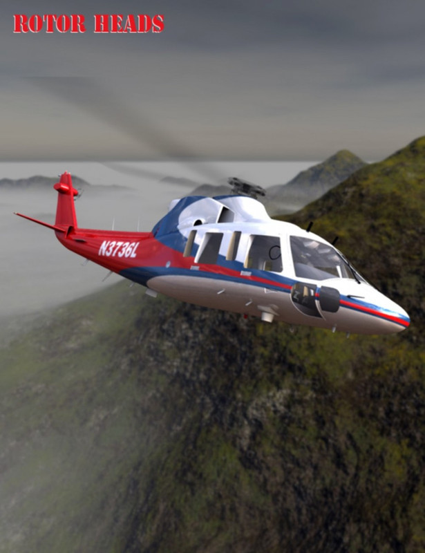 00 main rotor heads gdds76 helicopter daz3d